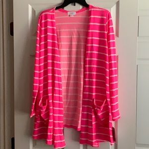 New Lularoe medium Caroline - hot pink!!